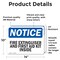 Signmission Fire Extinguisher And First Aid Kit Inside OSHA Notice Sign, Vinyl Decal, 14in W x 10in L, 2PK OS-2PACK-NS-D-1014-L-12593 - alternate 5